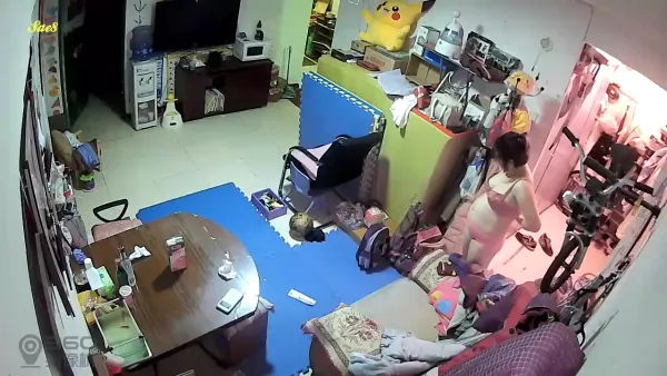 家庭云盘泄密流出片段